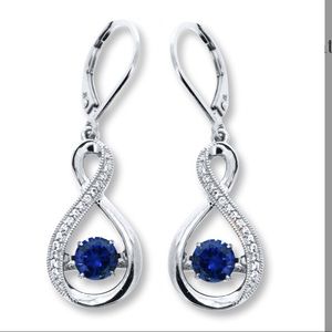 New Jared Colors in Rhythm Blue Sapphire Earings